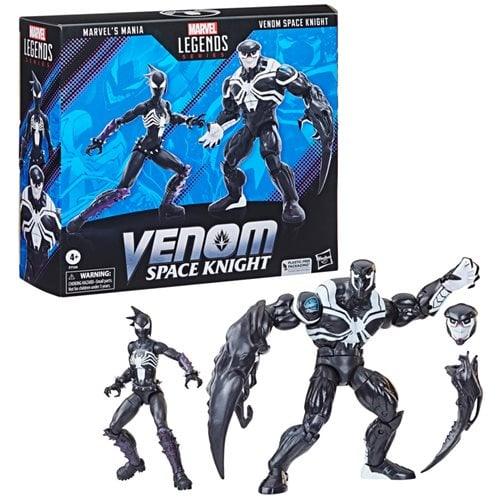 Venom Marvel Legends Mania and Venom Space Knight 6-Inch Action Figures