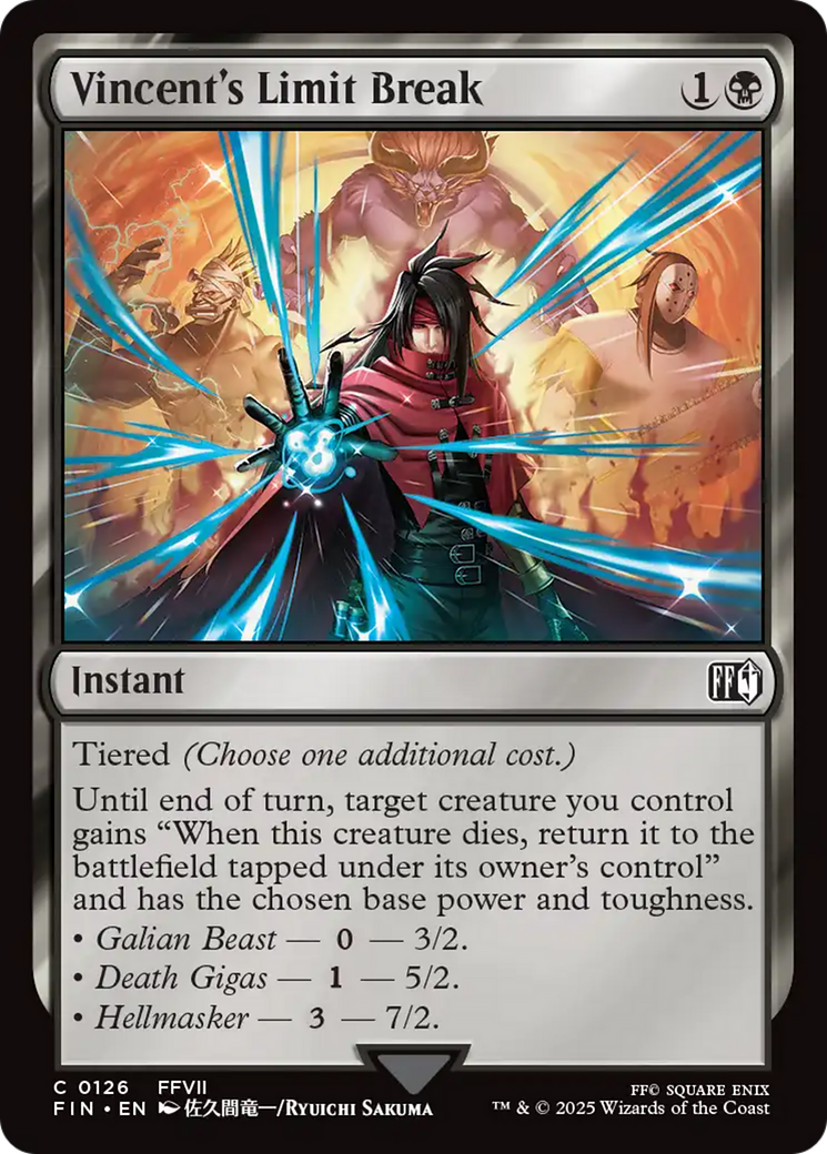 Vincent's Limit Break (FIN-126) - [FINAL FANTASY] Foil
