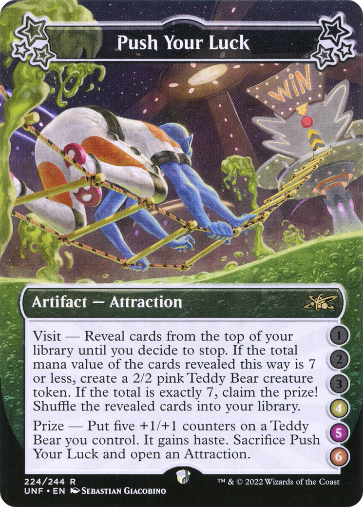 Push Your Luck (UNF-224B) - [Unfinity] Foil