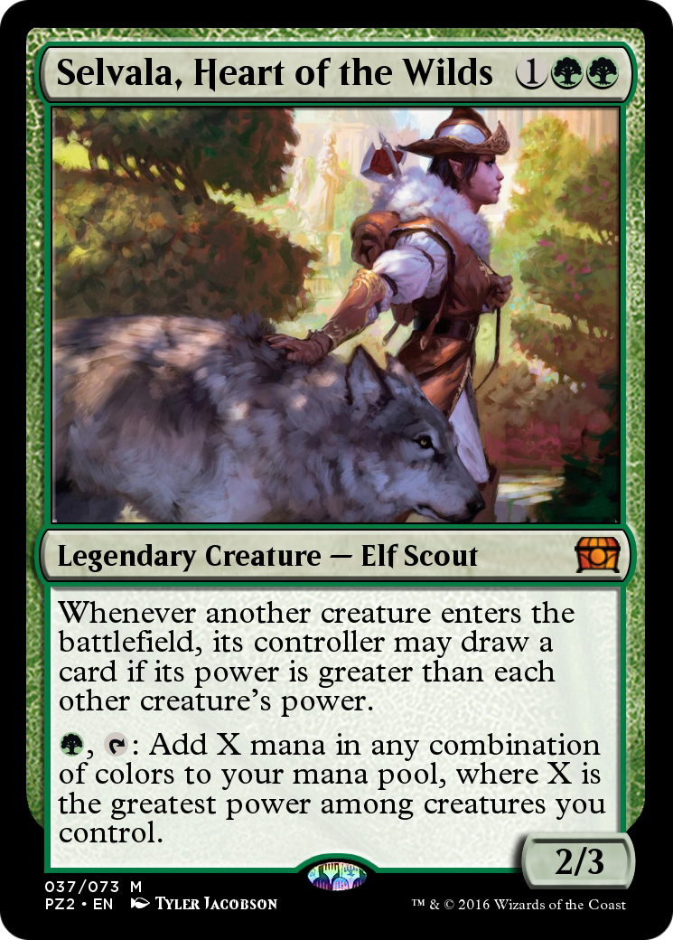 Selvala, Heart of the Wilds (PZ2-037) - [Treasure Chest] Foil