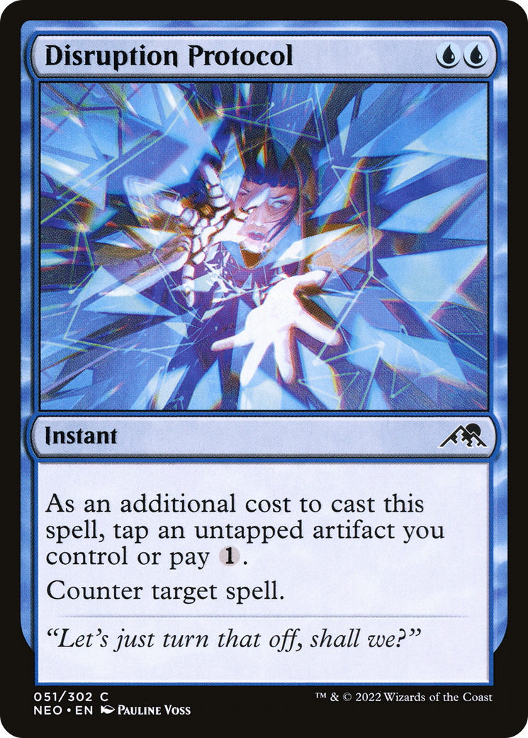 Disruption Protocol (NEO-051) - [Kamigawa: Neon Dynasty]