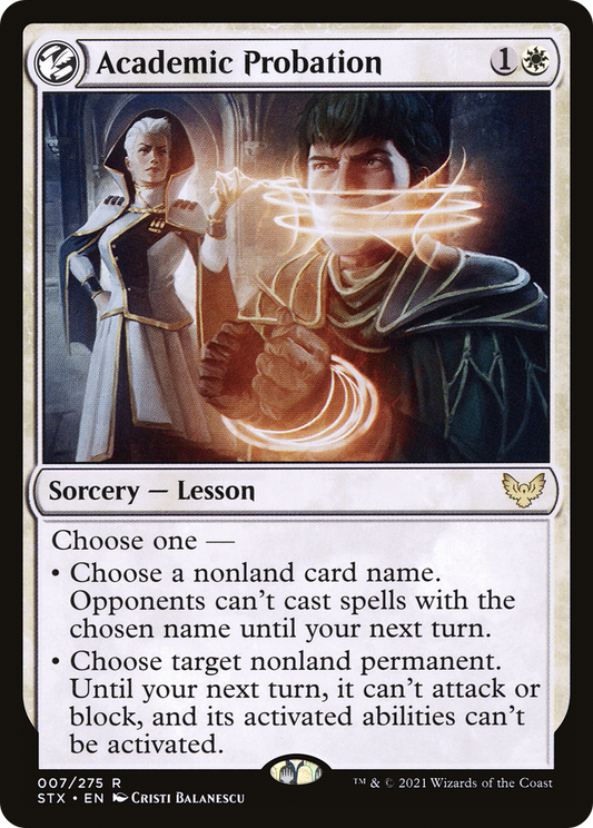 Academic Probation (STX-007) - [Strixhaven: School of Mages]: (lesson)