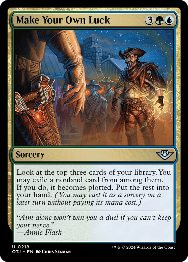 Make Your Own Luck (OTJ-218) - [Outlaws of Thunder Junction] Foil