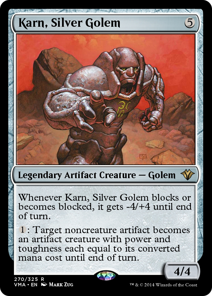Karn, Silver Golem (VMA-270) - [Vintage Masters]
