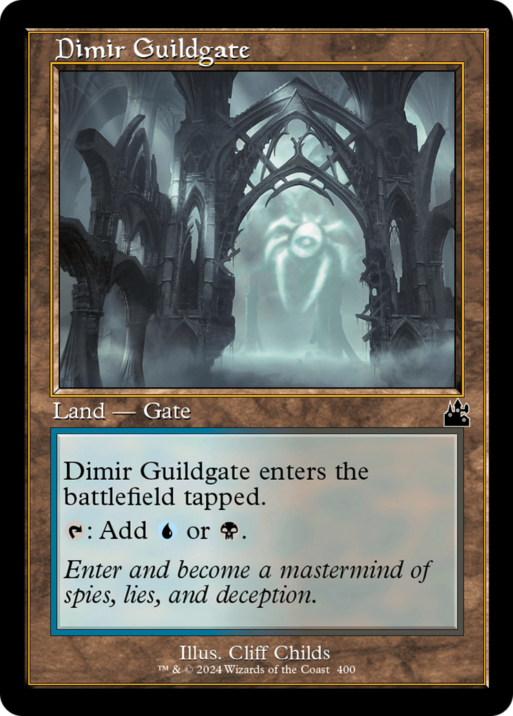 Dimir Guildgate (RVR-400) - [Ravnica Remastered] Foil
