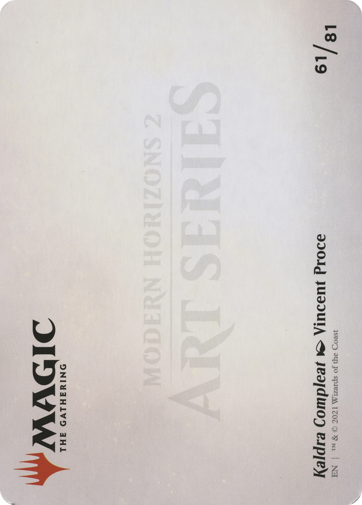 Kaldra Compleat // Kaldra Compleat (AMH2-061) - [Modern Horizons 2 Art Series] (Borderless) Foil