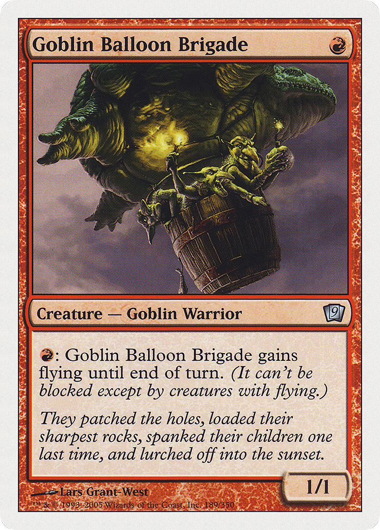 Goblin Balloon Brigade (9ED-189) - [Ninth Edition]