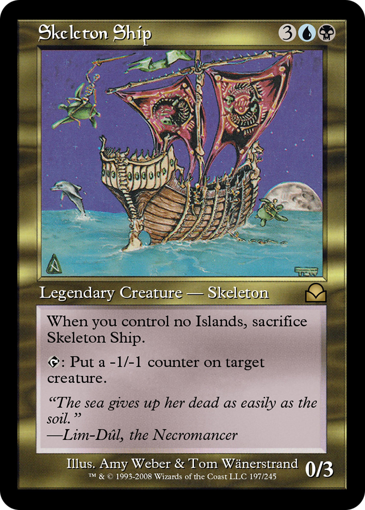 Skeleton Ship (ME2-197) - [Masters Edition II] Foil