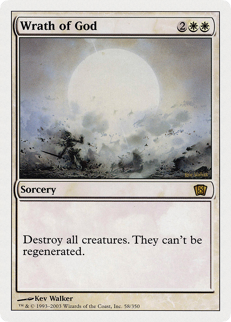 Wrath of God (8ED-058) - [Eighth Edition]