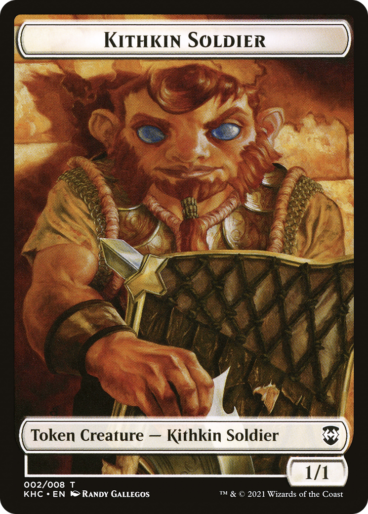 Kithkin Soldier (TKHC-002) - [Kaldheim Commander Tokens]