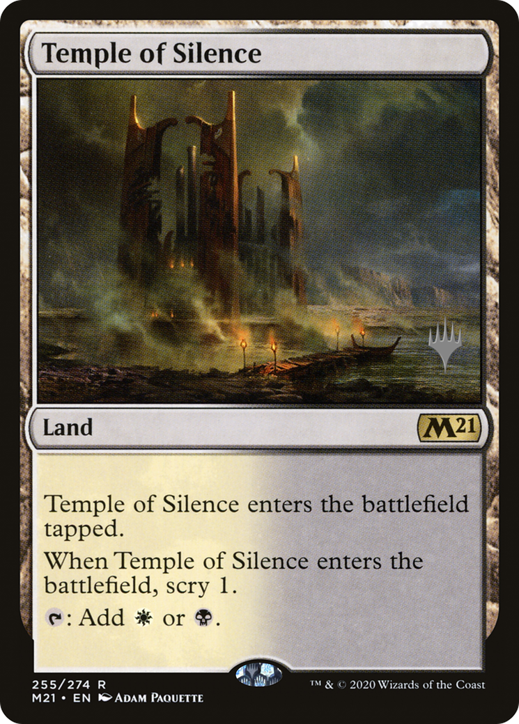 Temple of Silence (PPM21-255) - [Core Set 2021 Promos]