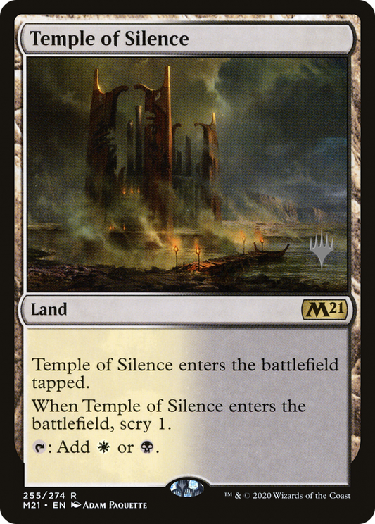 Temple of Silence (PPM21-255) - [Core Set 2021 Promos] Foil