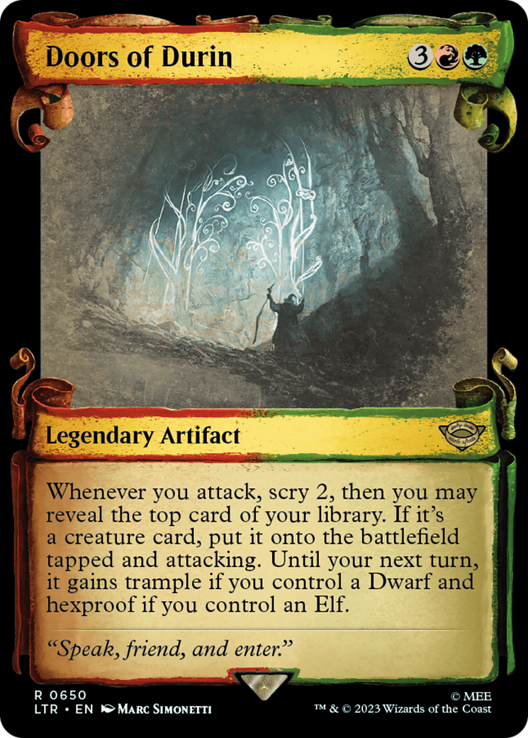 Doors of Durin (LTR-650) - [The Lord of the Rings: Tales of Middle-earth]: (Showcase) Foil