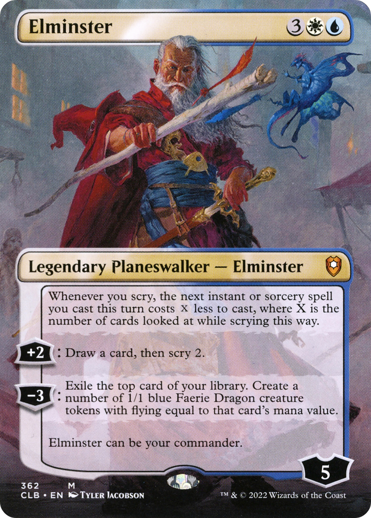 Elminster (CLB-362) - [Commander Legends: Battle for Baldur's Gate] (Borderless)