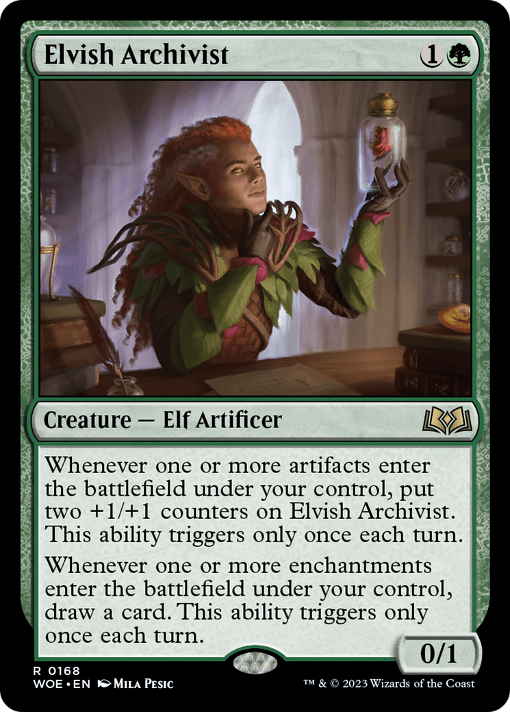 Elvish Archivist (WOE-168) - [Wilds of Eldraine]