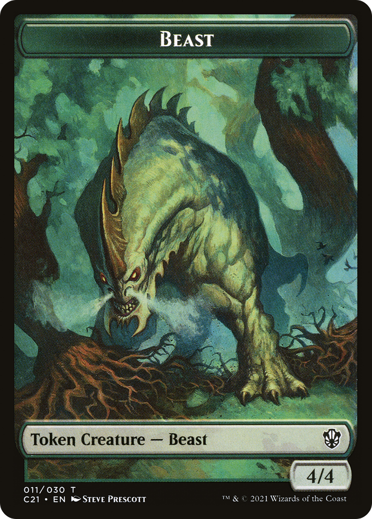 Beast (TC21-011) - [Commander 2021 Tokens]