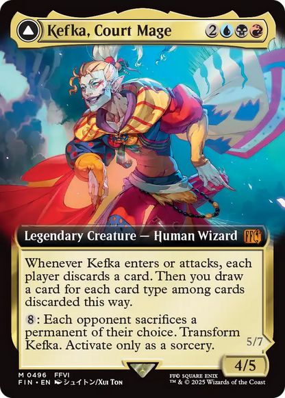 Kefka, Court Mage (Extended Art) (FIN-496) - [FINAL FANTASY]: (Extended Art)