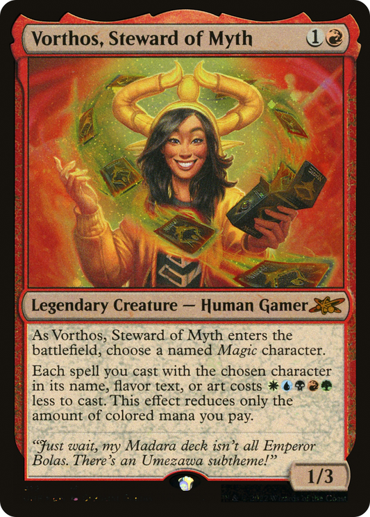 Vorthos, Steward of Myth (UNF-412) - [Unfinity] Foil