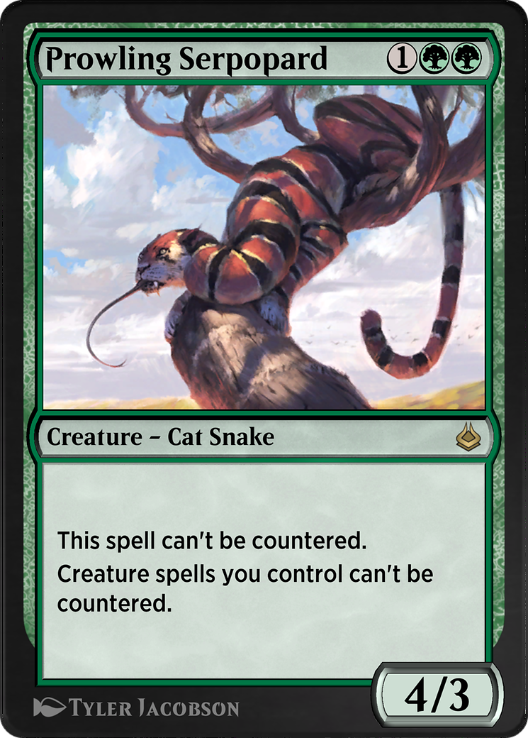 Prowling Serpopard (AKR-209) - [Amonkhet Remastered]