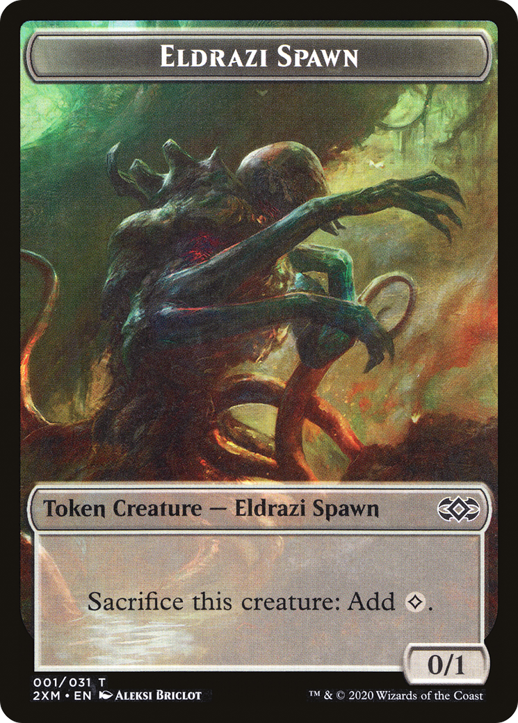 Eldrazi Spawn (T2XM-001) - [Double Masters Tokens] Foil