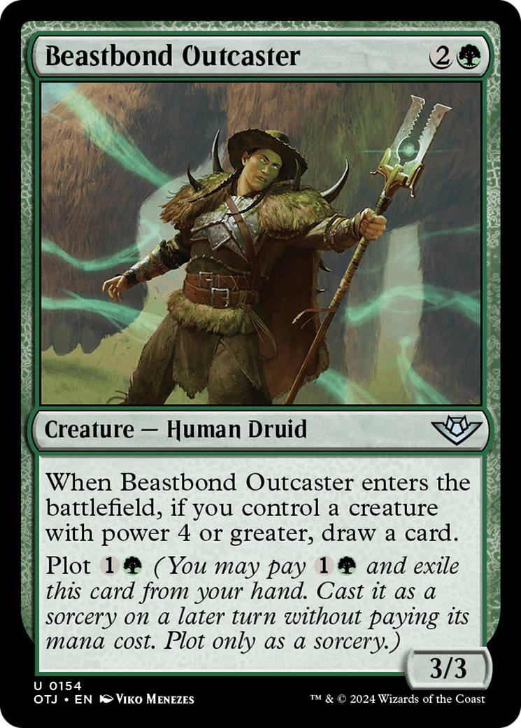 Beastbond Outcaster (OTJ-154) - [Hors-la-loi de Thunder Junction] Foil 