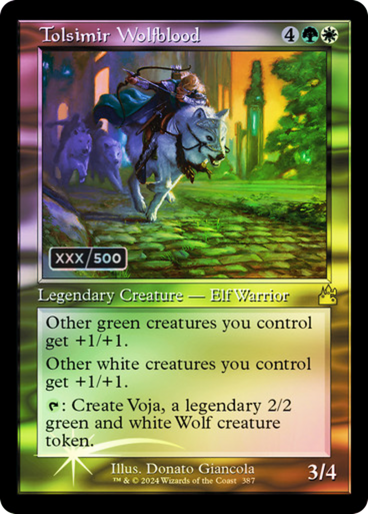 Tolsimir Wolfblood (RVR-387Z) - [Ravnica Remastered] Foil