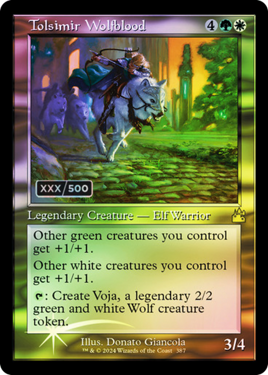 Tolsimir Wolfblood (RVR-387Z) - [Ravnica Remastered] Foil