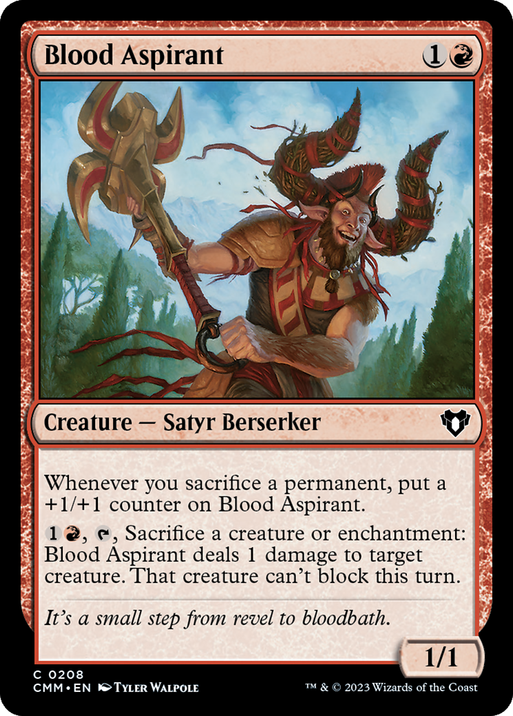 Blood Aspirant (CMM-208) - [Commander Masters]