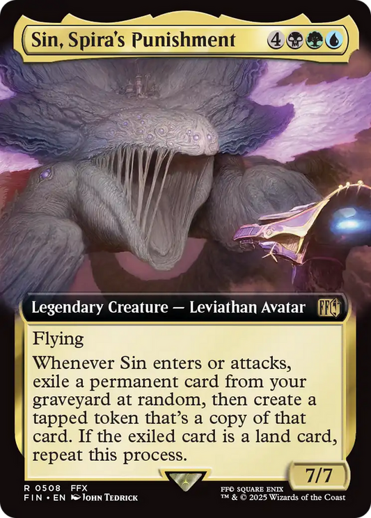 Sin, Spira's Punishment (Extended Art) (FIN-508) - [FINAL FANTASY]: (Extended Art) Foil