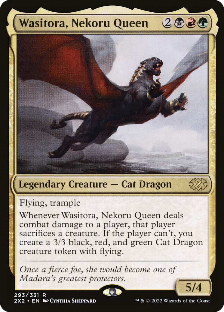 Wasitora, Nekoru Queen (2X2-293) - [Double Masters 2022]