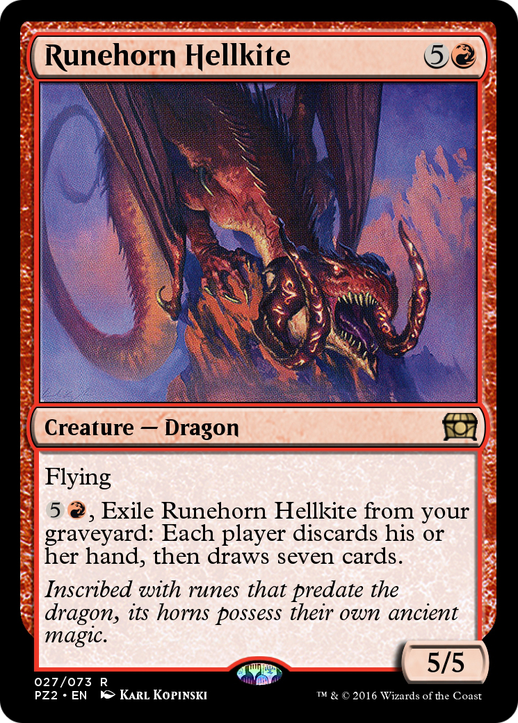 Runehorn Hellkite (PZ2-027) - [Treasure Chest]