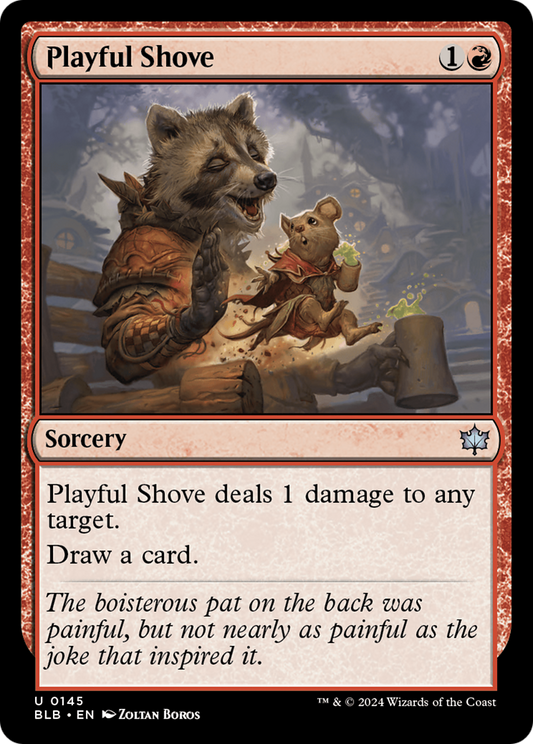 Playful Shove (BLB-145) - [Bloomburrow] Foil