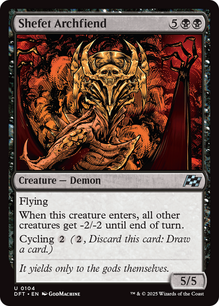 Shefet Archfiend (DFT-104) - [Aetherdrift]