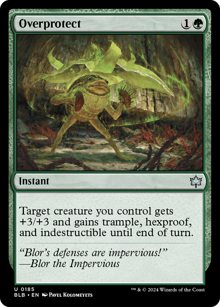 Overprotect (BLB-185) - [Bloomburrow] Foil