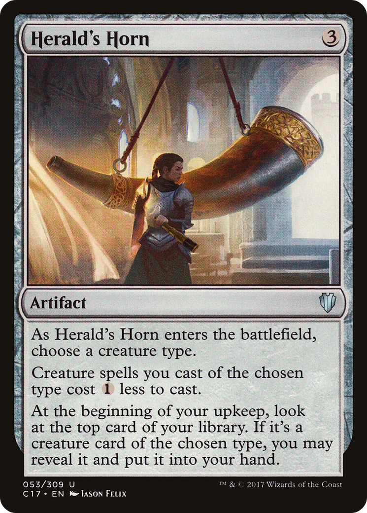 Herald's Horn (C17-053) - [Commander 2017]