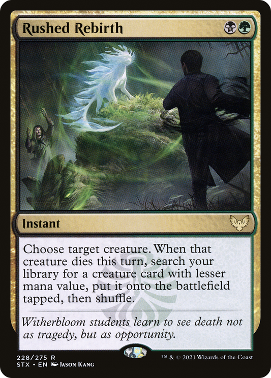 Rushed Rebirth (STX-228) - [Strixhaven: School of Mages] Foil