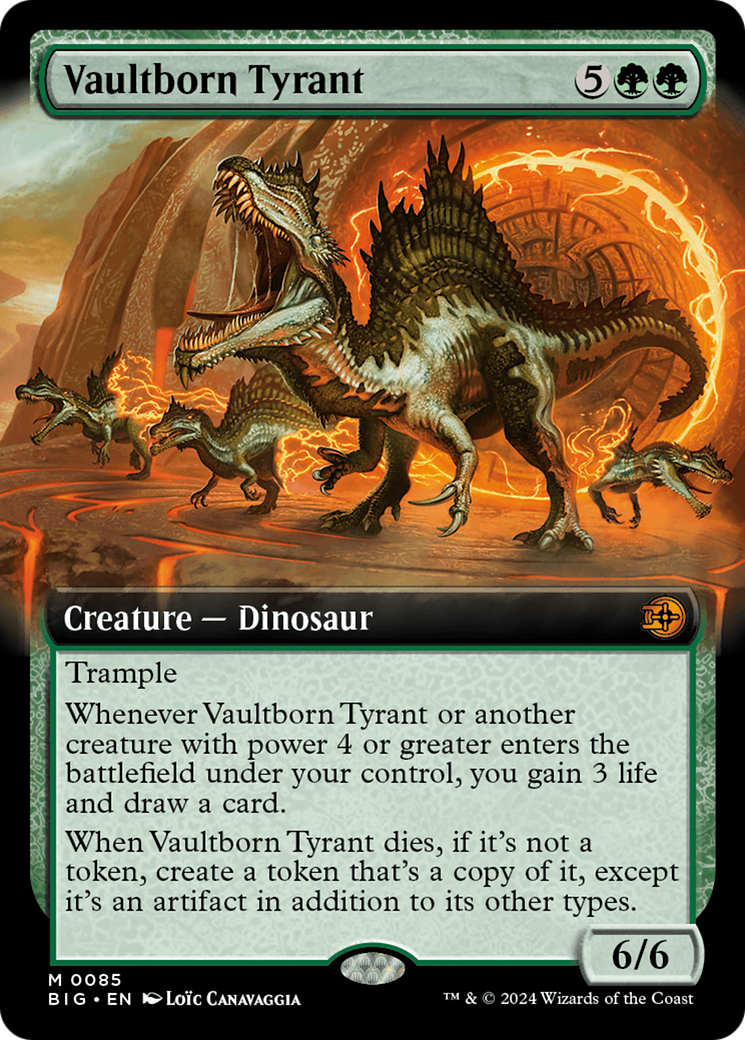 Vaultborn Tyrant (BIG-085) - [The Big Score]: (Extended Art)