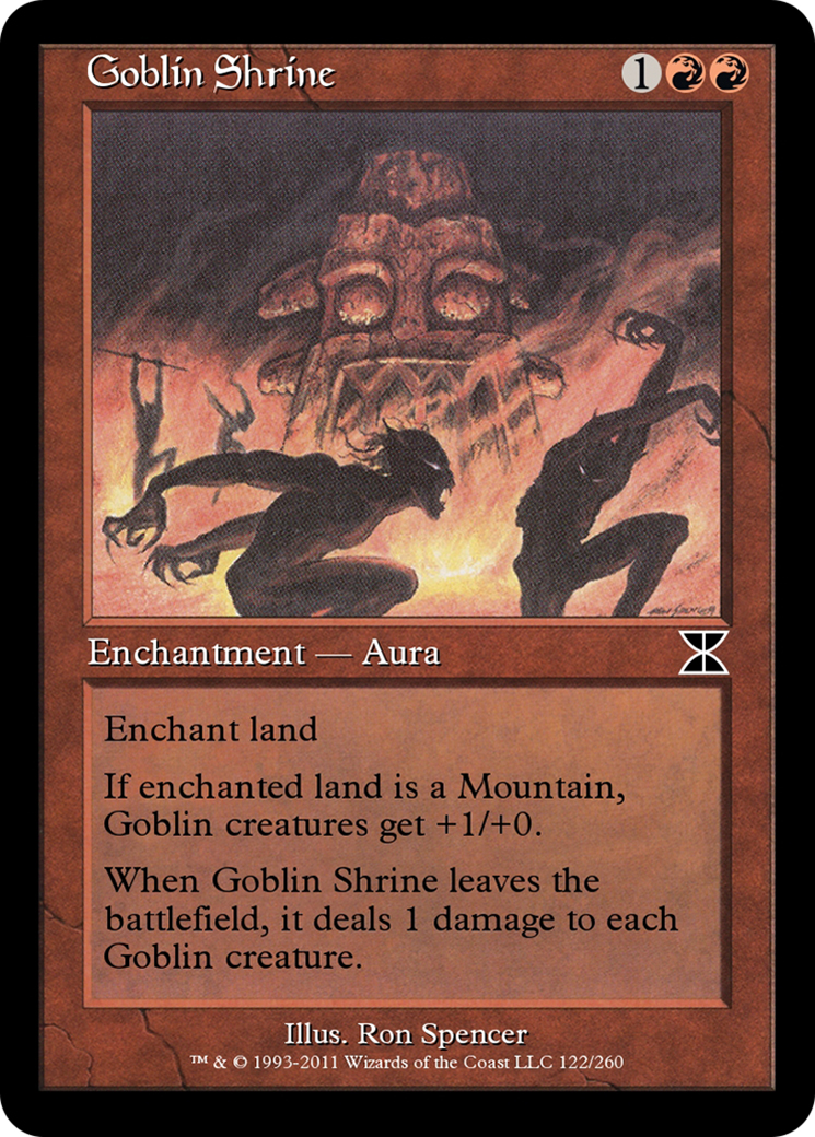 Goblin Shrine (ME4-122) - [Masters Edition IV] Foil