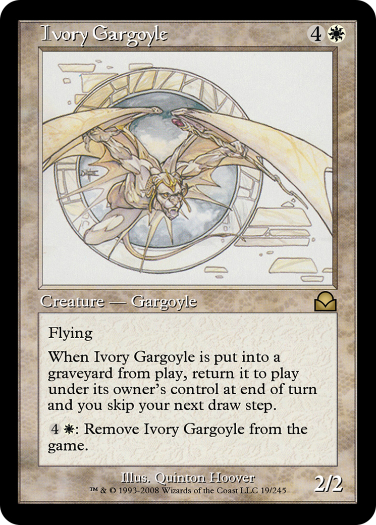 Ivory Gargoyle (ME2-019) - [Masters Edition II]