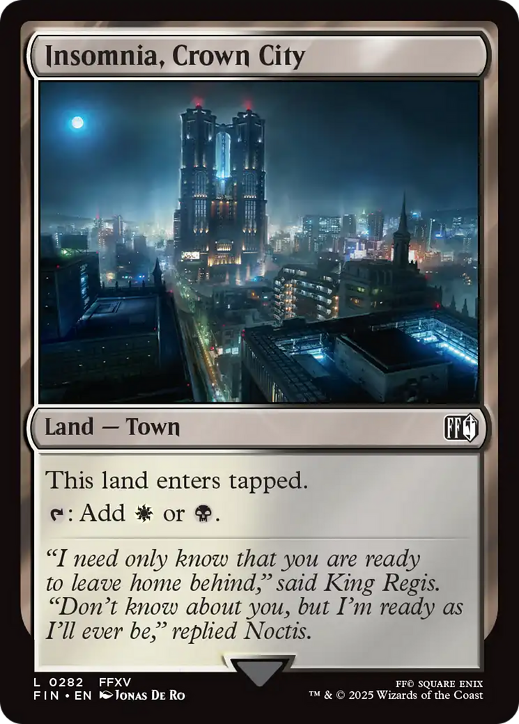 Insomnia, Crown City (FIN-282) - [FINAL FANTASY] Foil