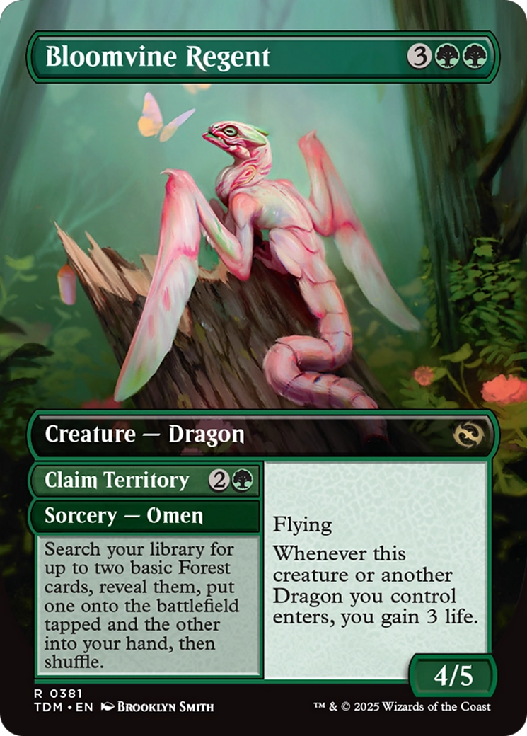 Bloomvine Regent (Borderless) (TDM-381) - [Tarkir: Dragonstorm] (Borderless)