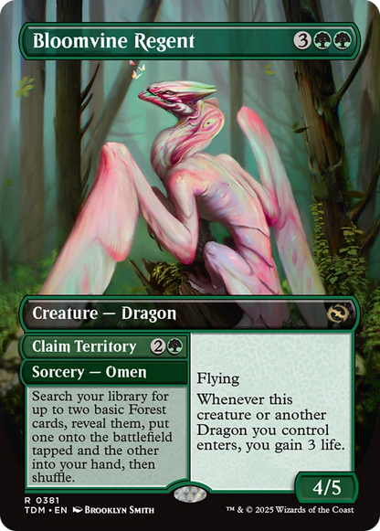 Bloomvine Regent (Borderless) (TDM-381) - [Tarkir: Dragonstorm] (Borderless)