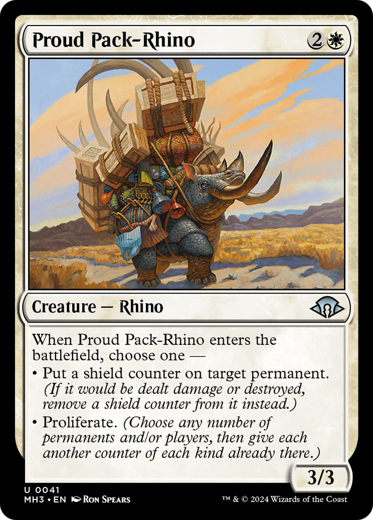 Fier Pack-Rhino (MH3-041) - [Modern Horizons 3] Feuille