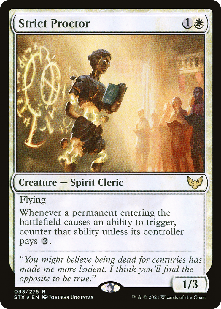 Strict Proctor (STX-33★) - [Strixhaven: School of Mages] Foil