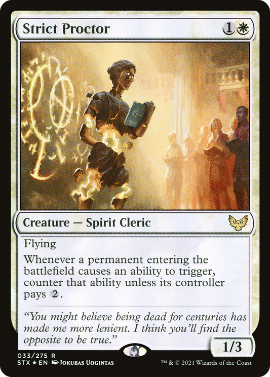 Strict Proctor (STX-33★) - [Strixhaven: School of Mages] Foil