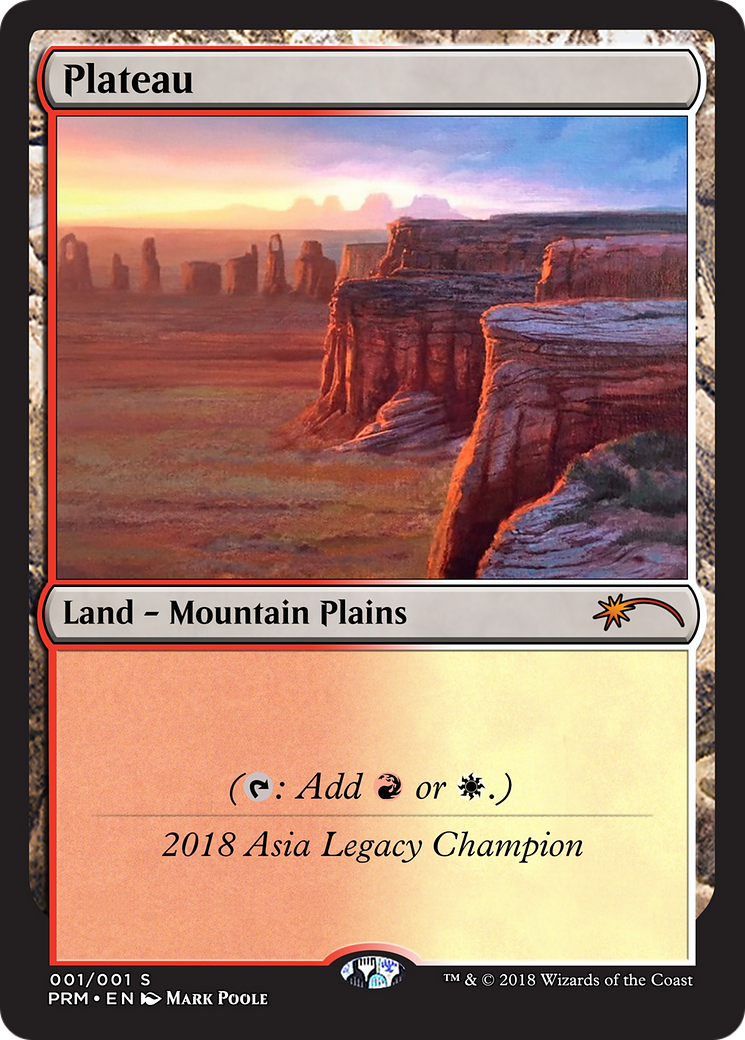 Plateau (OLGC-2018A) - [Legacy Championship]