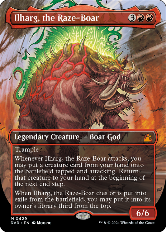 Ilharg, the Raze-Boar (RVR-429) - [Ravnica Remastered] (Borderless)