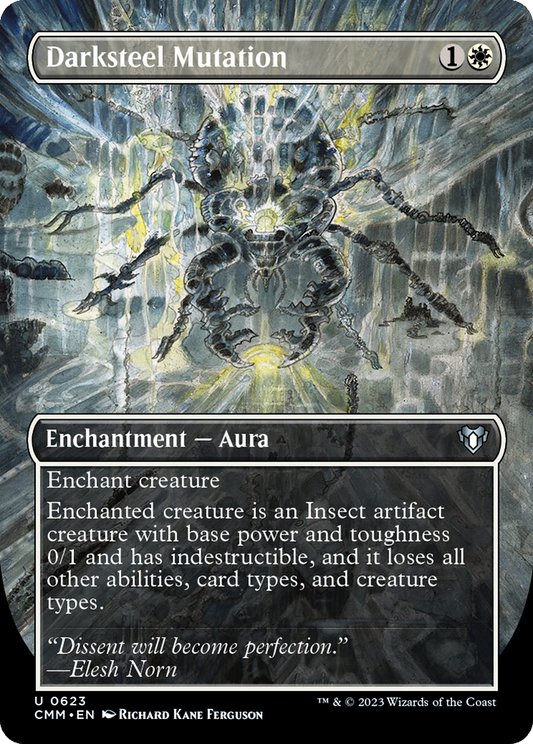 Darksteel Mutation (CMM-623) - [Commander Masters] (Borderless)