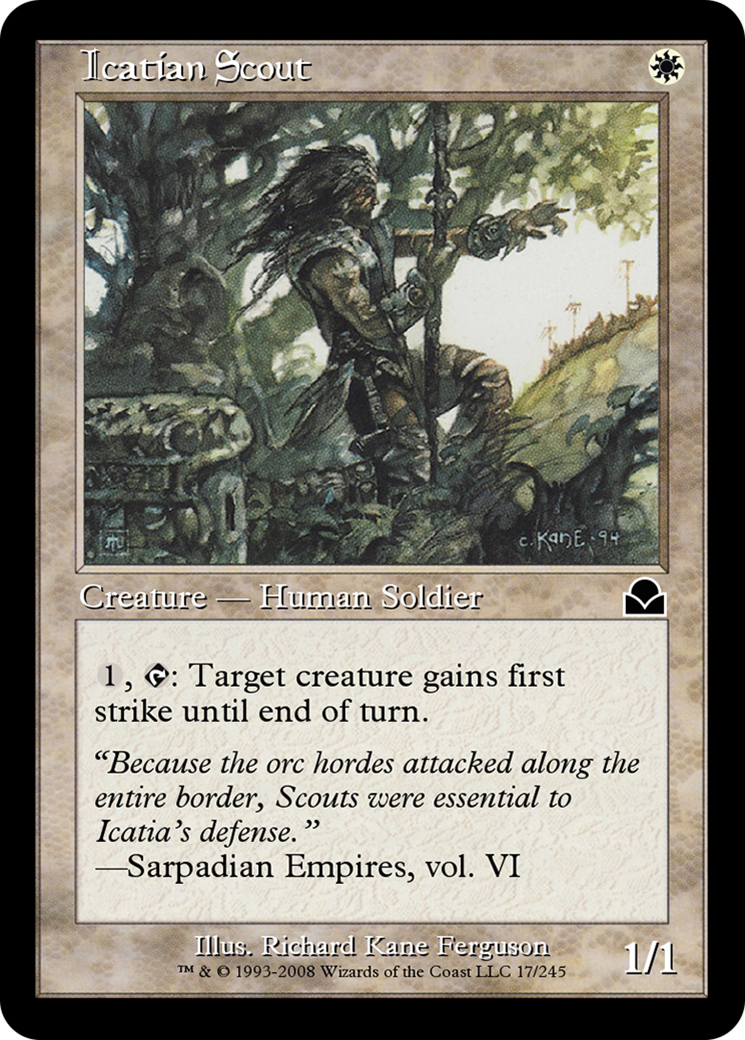 Icatian Scout (ME2-017) - [Masters Edition II] Foil