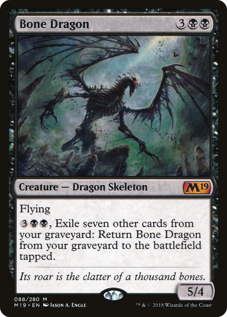 Bone Dragon (M19-088) - [Core Set 2019]